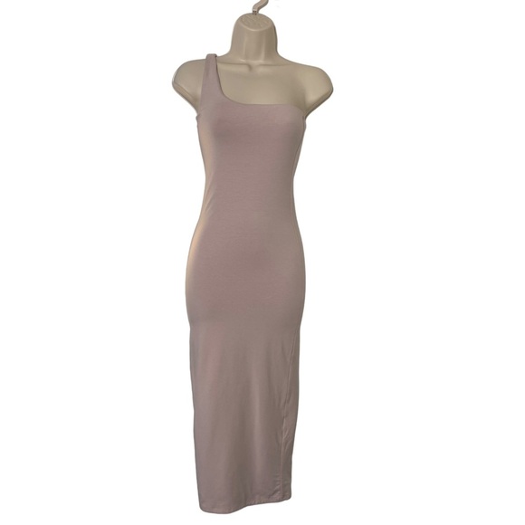 RE ONA | NWT Sophia One Shoulder Dress in Mauve Size S - Picture 3 of 10